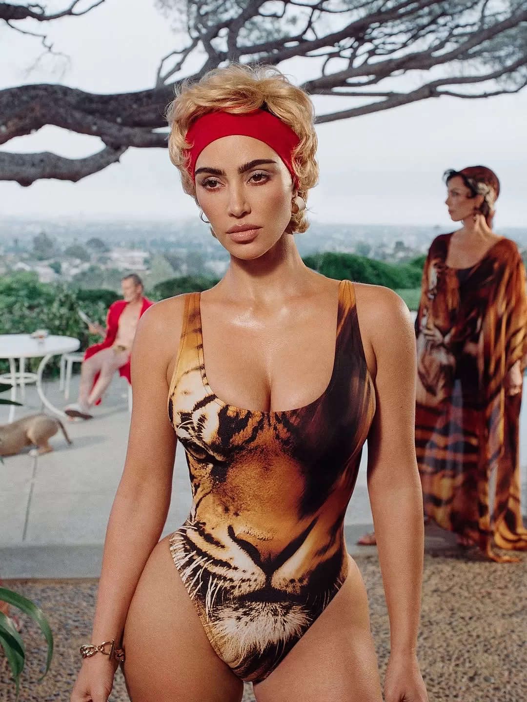 Robe Longue SKIMS X Roberto Cavalli Imprimé Zèbre - Dos Nu, Taille 2X, Neuve Avec étiquettes